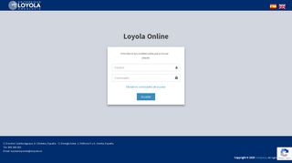 
                            1. Loyola Online | Login