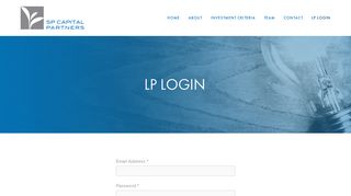 
                            6. LP Login — SP Capital Partners