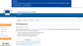 
                            8. LPIS QA portal - Wikicap - European Commission