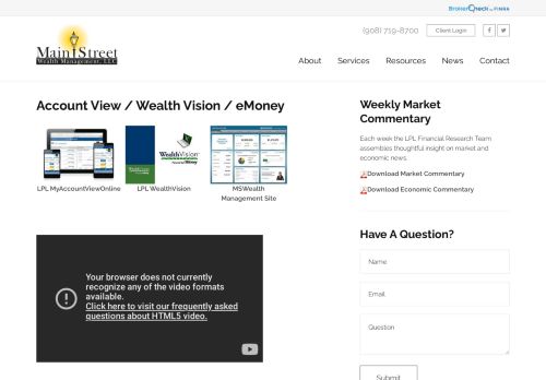 
                            13. LPL Account View - Main Street Wealth Management, LLC