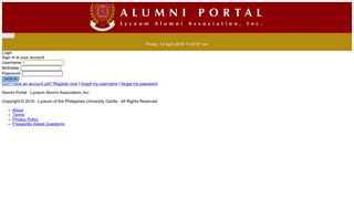 
                            8. LPU Cavite Alumni Portal | Login