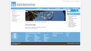 
                            2. LRZ: Cloud Storage
