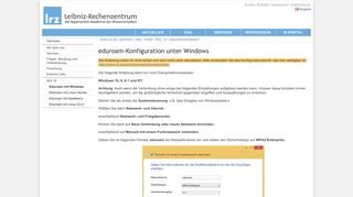 
                            7. LRZ: eduroam-Konfiguration unter Windows