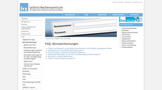 
                            7. LRZ: FAQ: Benutzerkennungen