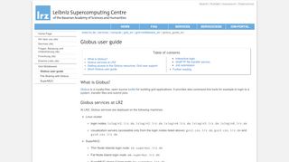 
                            12. LRZ: Globus user guide