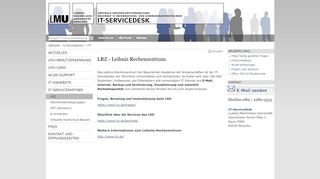 
                            5. LRZ - Leibniz Rechenzentrum - LMU IT-Servicedesk - LMU München