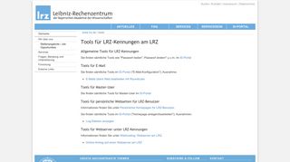 
                            4. LRZ: Tools für LRZ-Kennungen am LRZ