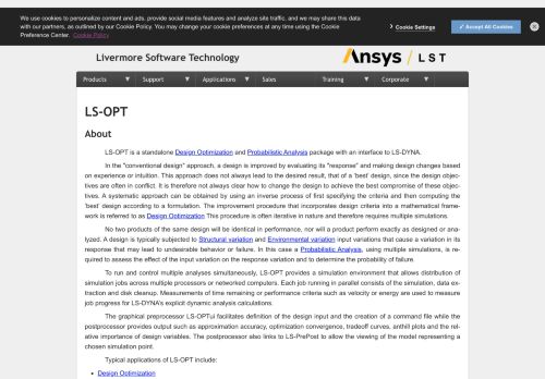 
                            1. LS-OPT | Livermore Software Technology Corp. - Lstc