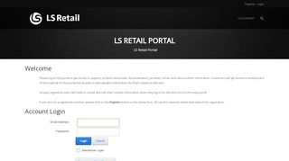 
                            4. LS Retail > LS Retail Portal