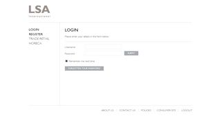 
                            4. LSA International | Login