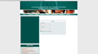 
                            3. LSBC - Login - Louisiana Board of Cosmetology