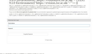 
                            3. LSE Online Application System - IPP login screen