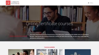 
                            11. LSE Online Certificate Courses