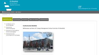 
                            2. LSF | FH Bielefeld