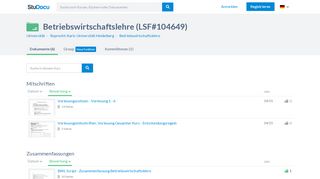 
                            13. LSF#104649: Betriebswirtschaftslehre bei den Uni Heidelberg - StuDocu