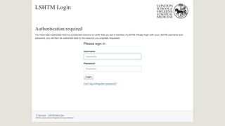 
                            10. LSHTM Login