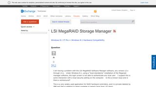 
                            2. LSI MegaRAID Storage Manager - Microsoft