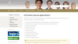 
                            3. LSS Online: Legal Aid BC