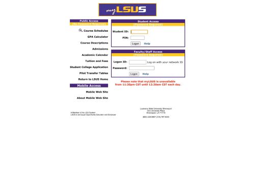 
                            13. LSUS Student Online System