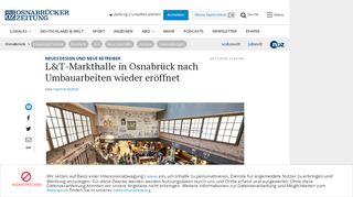 
                            12. L&T-Markthalle in Osnabrück nach Umbauarbeiten wieder eröffnet