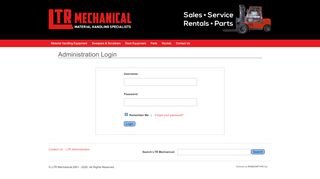 
                            2. LTR Mechanical Ltd. | Login