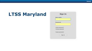 
                            13. LTSS Maryland : Sign In