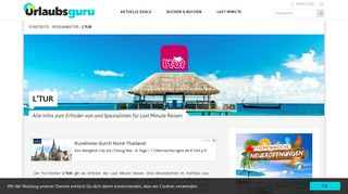 
                            9. L'TUR - alle Infos zum Erfinder der Last Minute Reisen - Urlaubsguru