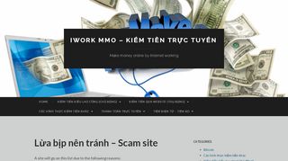 
                            13. Lừa bịp nên tránh – Scam site | iWork MMO – Kiếm tiền trực tuyến