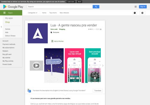 
                            2. Lua - Loja Virtual Grátis para Vender Online – Apps no Google Play