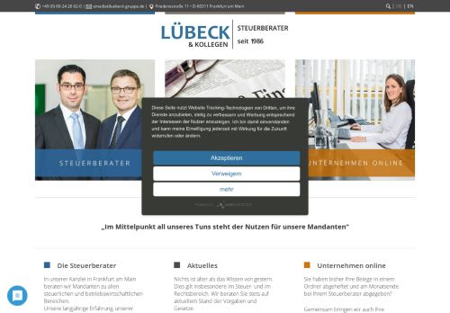 
                            2. Lübeck & Kollegen, Steuerberater GbR – Steuerberater in Frankfurt ...