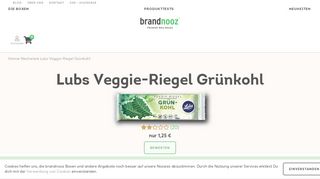 
                            8. Lubs Veggie-Riegel Grünkohl - Brandnooz