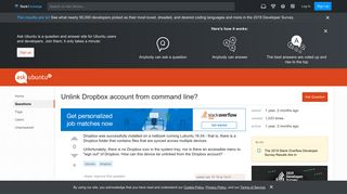 
                            8. lubuntu - Unlink Dropbox account from command line? - Ask Ubuntu