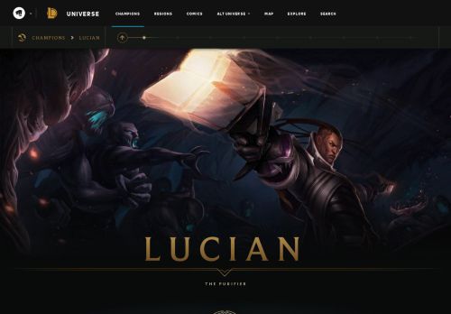 
                            10. Lucian - Champions - Universe of League of Legends