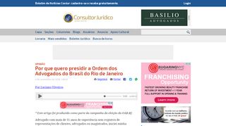 
                            6. Luciano Viveiros: Por que quero presidir a OAB do Rio de Janeiro
