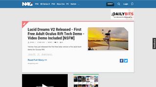 
                            4. Lucid Dreams V2 Released - First Free Adult Oculus Rift Tech Demo ...