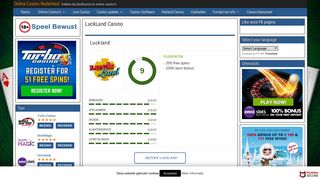 
                            4. LuckLand Casino – Online Casino Nederland