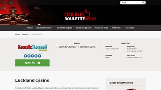
                            11. Luckland Casino - Online Roulette Veilig