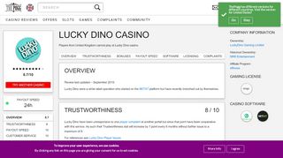 
                            10. Lucky Dino Casino Review - Recommended | The Pogg