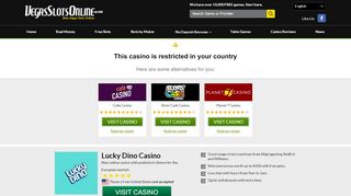 
                            8. Lucky Dino Casino Review - Vegas Slots Online