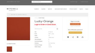 
                            11. Lucky-Orange -Mitchell Fabrics