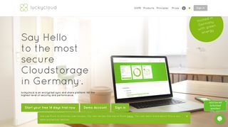 
                            3. LUCKYCLOUD >> Secure Cloud Storage made in Germany