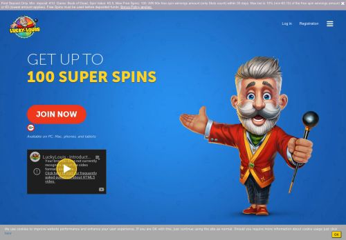 
                            11. LuckyLouis Official Website | Play the Most Popular & Fun Slots Online!