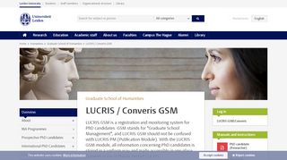 
                            4. LUCRIS / Converis GSM - Leiden University - Universiteit Leiden