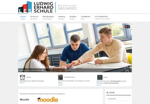 
                            9. Ludwig-Erhard-Schule - Lernplattformen Moodle und Lo-Net2