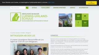 
                            11. Ludwig-Uhland-Schule Wendlingen | Mittagessen |