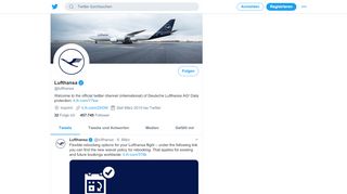 
                            6. Lufthansa (@lufthansa) | Twitter