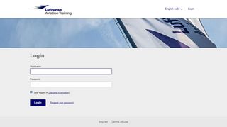 
                            6. Lufthansa Aviation Training - Login