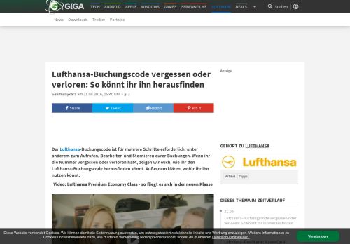 
                            13. Lufthansa-Buchungscode vergessen oder verloren: So könnt ihr ihn ...