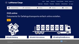 
                            10. Lufthansa Cargo: Ihr Spezialist für Luftfracht