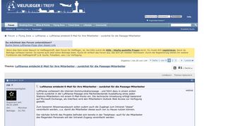 
                            10. Lufthansa entdeckt E-Mail für ihre Mitarbeiter - zunächst für die ...